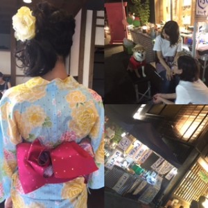 浴衣着付け ヘアセット ヘアメイク 美容室 土浦市