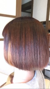 インナーカラー ボブ 美容室 ノンシリコーン 痛まない