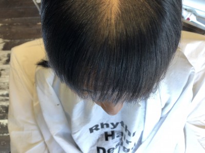 前髪のクセ 縮毛矯正 りずむヘアデザイン　土浦市 美容室