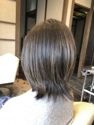 ハイライト ブリーチ アッシュ　ダメージレス　ヘアカラー　土浦市　美容室　りずむヘアデザイン