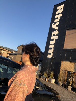 卒業式ヘアメイク　ヘアセット　土浦市　美容室　りずむヘアデザイン