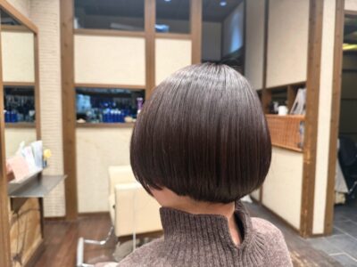カラーファンタジー107Dplus レプロナイザー107Dplus ヘアビューロン107Dplus りずむヘアデザイン　還元美養　還元美養りずむ南青山　 ボブ